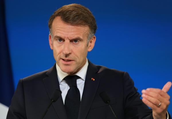 Le président Emmanuel Macron à Bruxelles le 16 octobre 2026