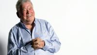 L'acteur canadien William Shatner échange avec des fans en Australie en utilisant la technologie hologramme, le 1er août 2023.