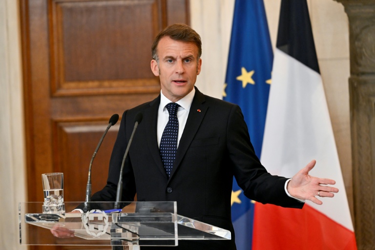 Emmanuel Macron à Athènes le 25 avril 2026