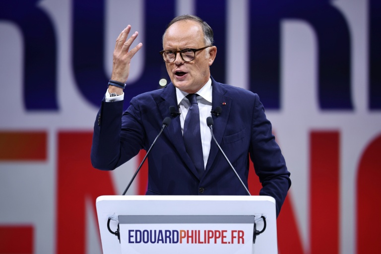 Edouard Philippe, président d'Horizons, à Paris le 5 juillet 2026
