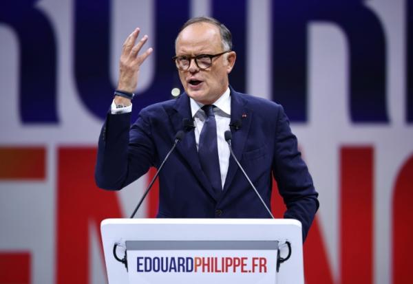 Edouard Philippe, président d'Horizons, à Paris le 5 juillet 2026