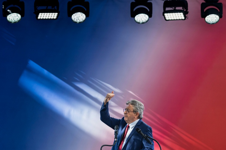 Meeting du chef de file de LFI, Jean-Luc Mélenchon à Lille le 5 septembre 2026