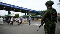 Un soldat colombien monte la garde à la frontière avec le Venezuela à Villa del Rosario, en Colombie, le 6 janvier 2026