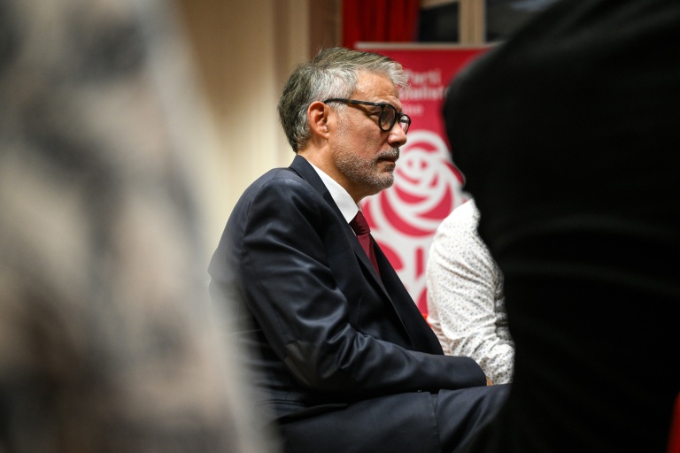 Le premier secrétaire du PS Olivier Faure à Lyon le 7 octobre 2026
