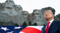 Donald Trump au Mont Rushmore, dans le Dakota du Sud, le 3 juillet 2020