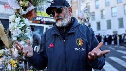 Ahmed Kessaci, le père de Mehdi Kessaci, le 22 novembre 2025, avant l'hommage à Marseille son fils assassiné