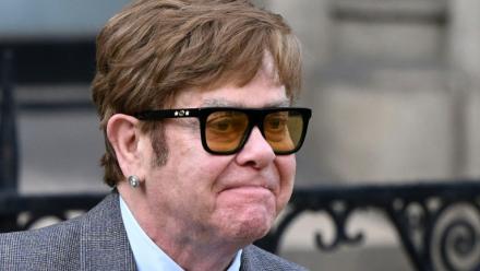 Elton John à Londres le 27 mars 2023