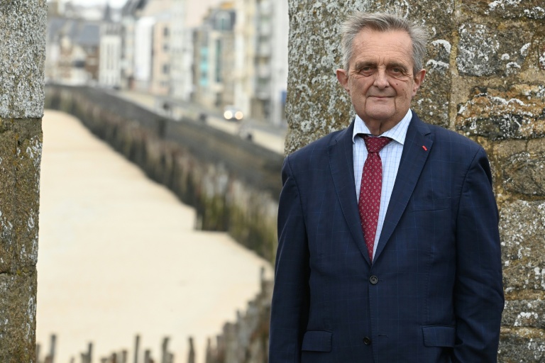 Le maire de Saint-Malo, Gilles Lurton, le 9 décembre 2025 à Saint-Malo, en Ille-et-Vilaine
