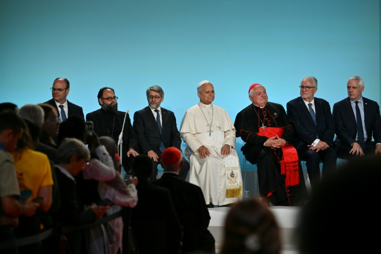 Le pape Léon XIV à une rencontre interreligieuse à Metz le 28 septembre 2026