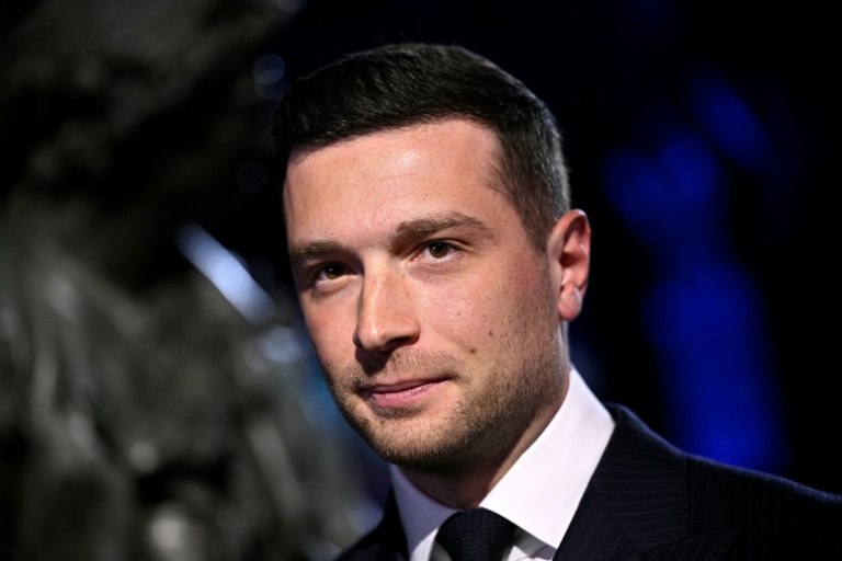 Le président du Rassemblement national (RN), Jordan Bardella, le 13 janvier 2026 à Paris