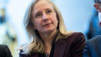 La gouverneure Abigail Spanberger, le 16 décembre 2025, à Washigton, aux Etats-Unis