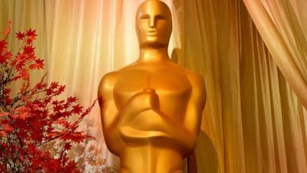 Une statue représentant un Oscar au Dolby Theatre  d'Hollywood, en Californie, le 14 mars 2026