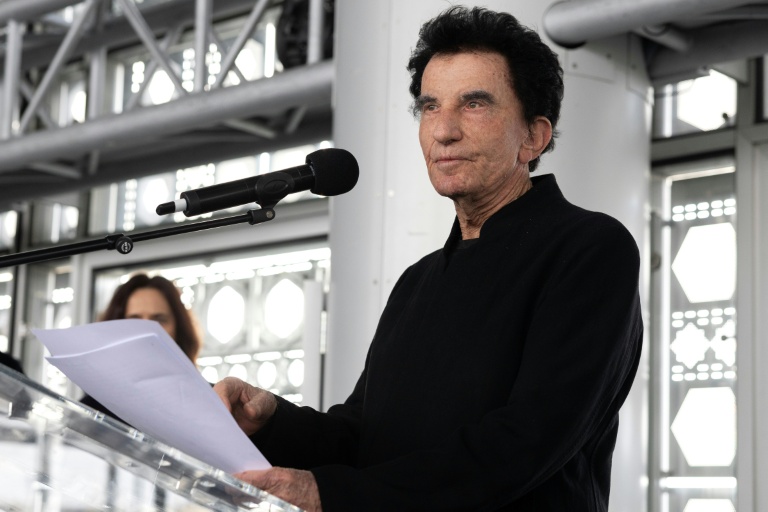 Le président de l'Institut du Monde Arabe (IMA), Jack Lang, lors d'une cérémonie d'adieu après sa démission de la présidence de l'IMA, le 16 février 2026 à Paris