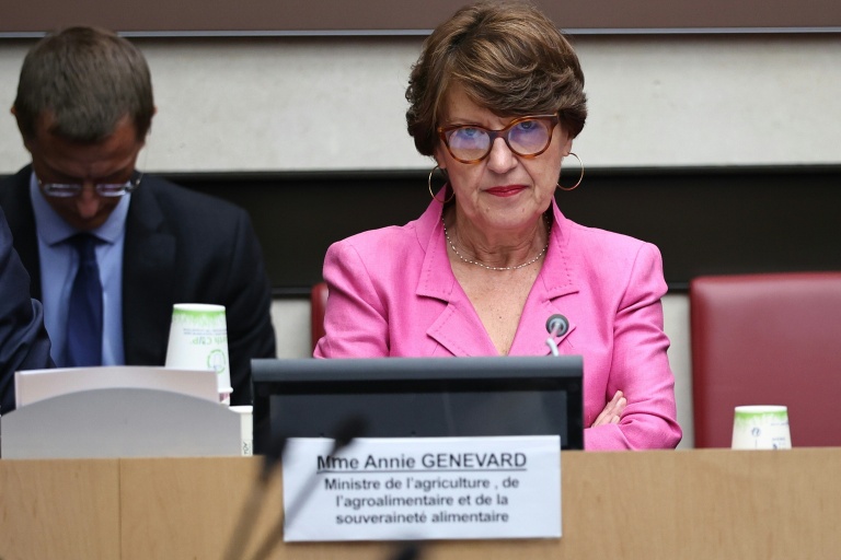 La ministre de l'Agriculture Annie Genevard à Paris le 16 septembre 2026