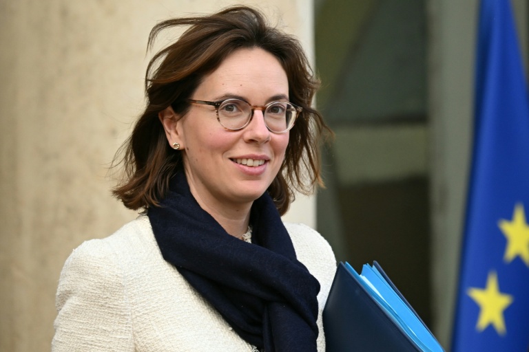 La ministre des Comptes publics Amélie de Montchalin à la sortie de l'Elysée, le 11 février 2026 à Paris