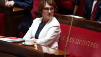 La ministre de l'Agriculture Annie Genevard à l'Assemblée nationale le 8 juillet 2025