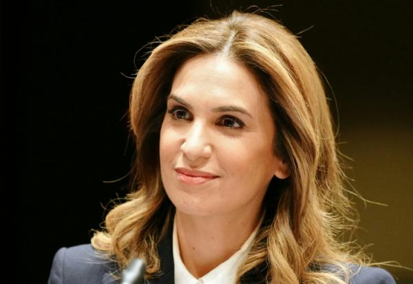 La journaliste Sonia Mabrouk, le 29 février 2024 à Paris