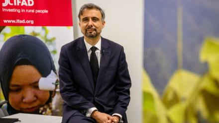 Alvaro Lario, président du Fonds international de développement agricole (FIDA), à Bangkok le 13 octobre 2026