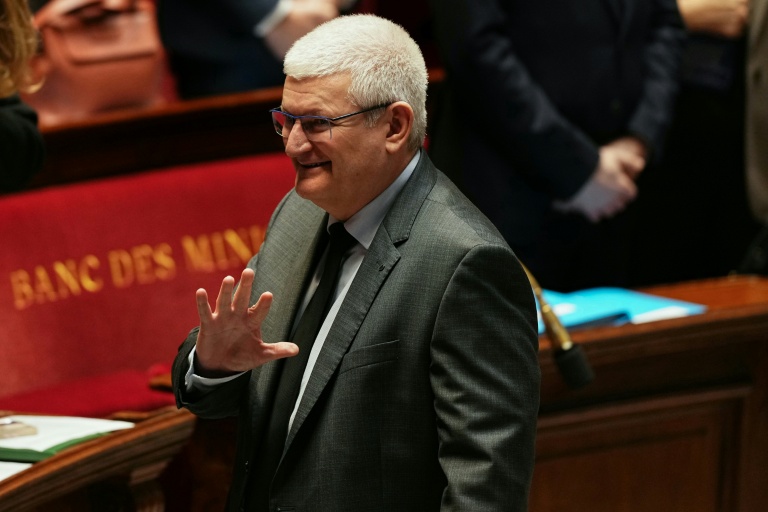 Le député MoDem Olivier Falorni le 16 décembre 2025, à l'Assemblé nationale, à Paris