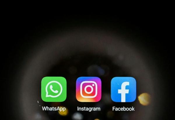 Les logos de Whatsapp, Instagram et Facebook
