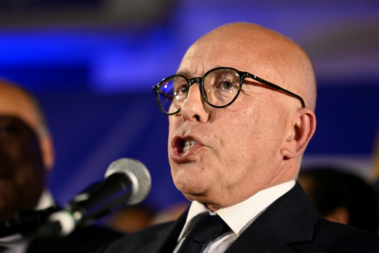 Eric Ciotti le 15 mars 2026, à Nice dans les Alpes-Maritimes