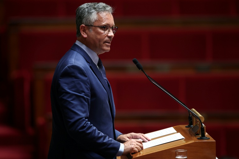 Le député-maire RN de Carpentras Hervé de Lépinau, le 8 juillet 2025 à l'Assemblée nationale, à Paris