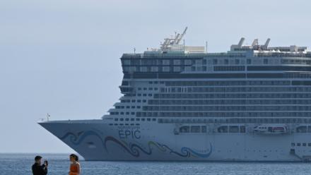 Un paquebot de croisière à Cannes, le 20 mai 2022