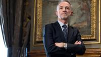 Le maire de Paris Emmanuel Grégoire à l'Hôtel de ville de la capitale le 25 mars 2026