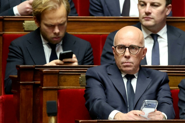 Le député UDR Eric Ciotti à l'Assemblée nationale à Paris le 3 février 2026