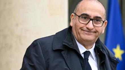Le ministre de l'Intérieur Laurent Nuñez à la sortie de l'Elysée, le 10 décembre 2025 à Paris