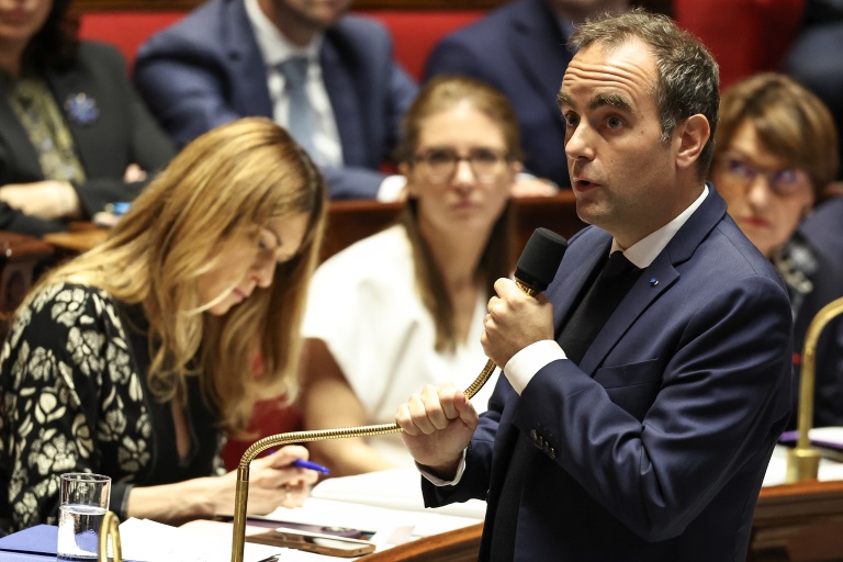 Le Premier ministre Sébastien Lecornu à l'Assemblée nationale à Paris le 27 octobre 2026