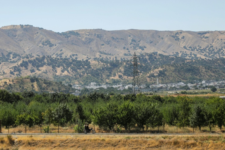 Une route du district de Penjwen, près de la frontière avec l'Iran, dans la région autonome du Kurdistan irakien, le 21 septembre 2026