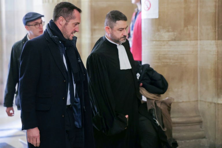 L'ancien secrétaire général du FN et eurodéputé Nicolas Bay le 13 janvier 2026 à Paris 