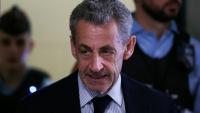 L'ex-président français Nicolas Sarkozy à son procès en appel dans l'affaire du financement libyen le 23 mars 2026 à Paris