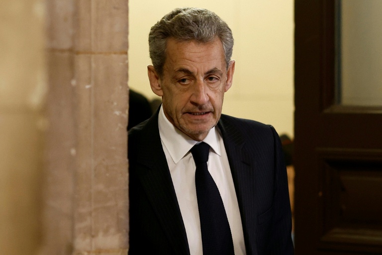 L'ex-président français Nicolas Sarkozy, le 7 avril 2026 au palais de justice de Paris