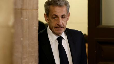 L'ex-président français Nicolas Sarkozy, le 7 avril 2026 au palais de justice de Paris