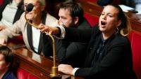 La cheffe du groupe insoumis à l'Assemblée nationale Mathilde Panot le 21 juillet 2026 à Paris