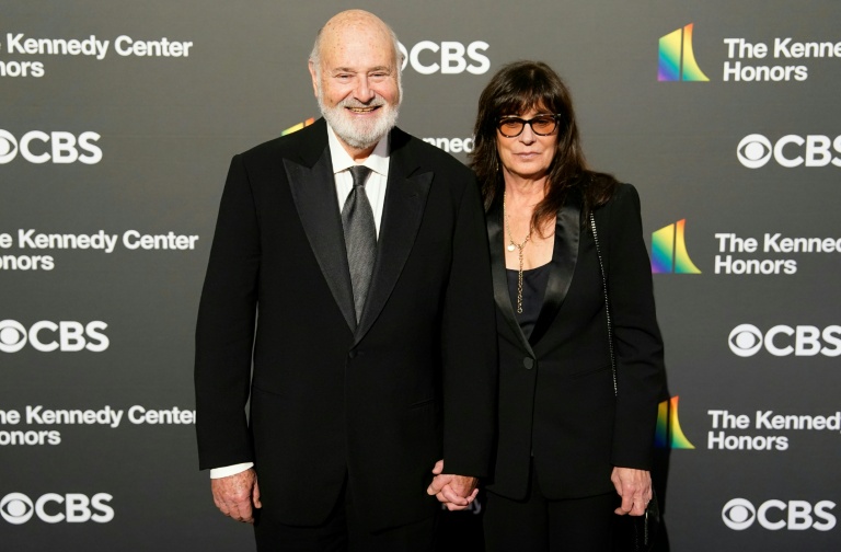 Le cinéaste américain Rob Reiner et son épouse Michele Reiner à Washington, le 3 décembre 2023