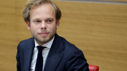 Le député UDR Charles Alloncle, le 8 avril 2026 à l'Assemblée nationale, à Paris