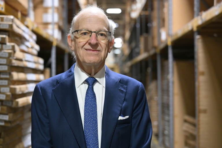 Sam Miller dans son usine, qui fabrique des produits pour la cuisine et la salle de bain, à Warren, dans l'Ohio, le 30 septembre 2026