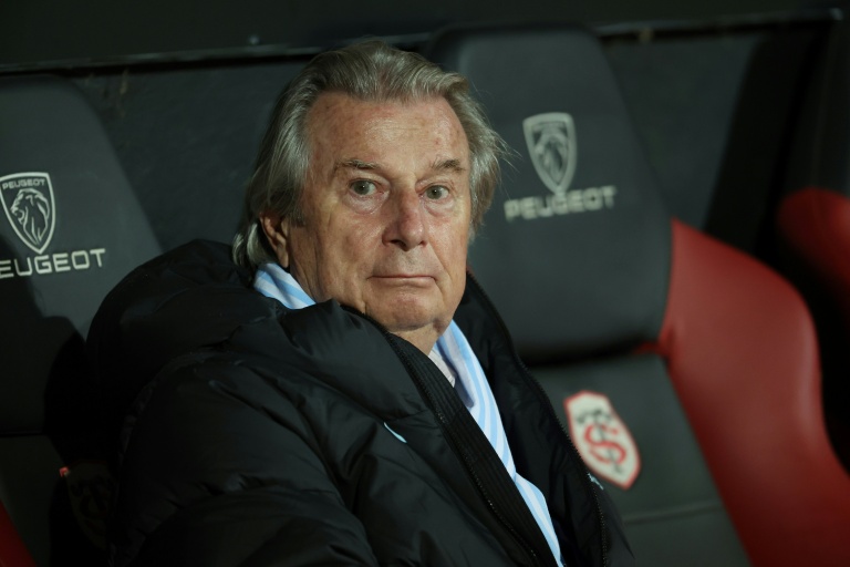 Le président du Racing Paris 92 Jacky Lorenzetti au stade Ernest-Wallon de Toulouse, le 24 septembre 2022