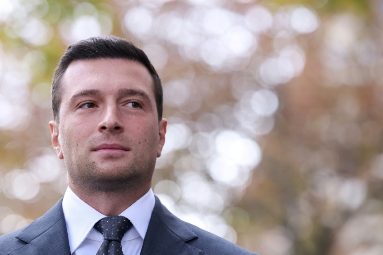 Le président du RN Jordan Bardella à Paris le 18 septembre 2026