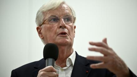 Michel Barnier le 4 septembre 2025, à Paris