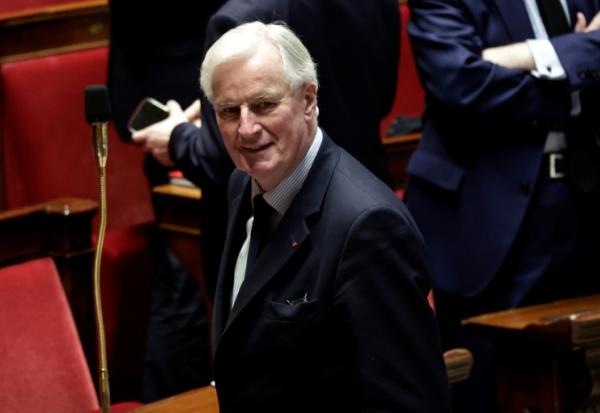 L'ancien Premier ministre et député LR, Michel Barnier à l'Assemblée nationale, à Paris, le 18 février 2026