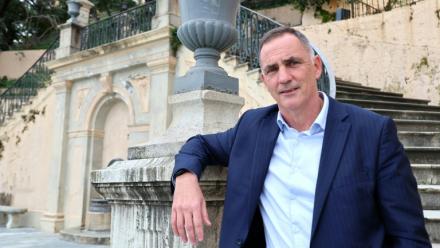Le président autonomiste du conseil exécutif de Corse, Gilles Simeoni, le 26 février 2026 à Bastia