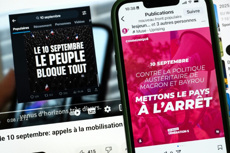 Capture d'écran le 22 août 2025 d'une publication du compte