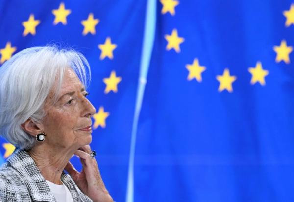 La présidente de la BCE Christine Lagarde, lors de la conférence de presse suivant la réunion de la banque centrale, le 29 octobre 2026 à Francfort