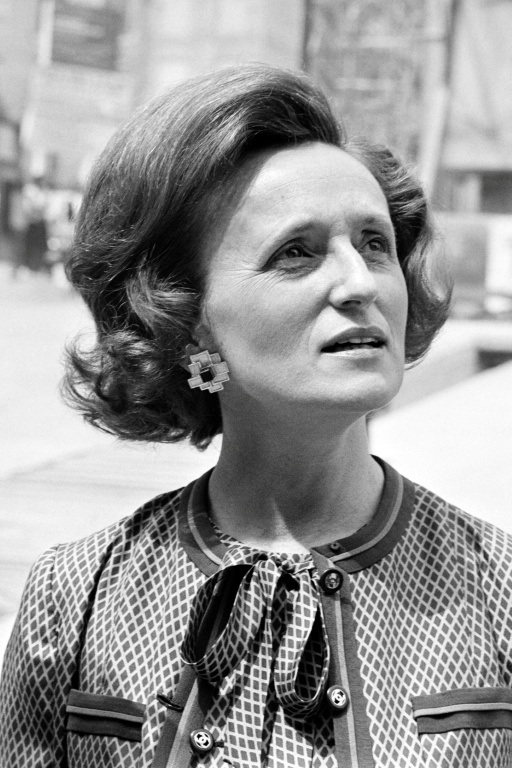 Bernadette Chirac, le 20 juin 1975 à Paris 