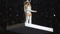 Beyonce lors d'un concert au NRG Stadium de Houston, Texas, le 25 décembre 2024
