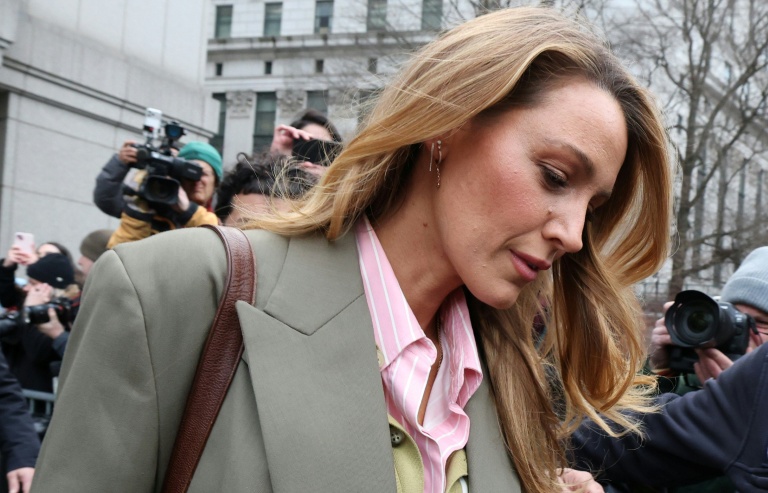 L'actrice américaine Blake Lively quitte le tribunal fédéral dans le cadre de son procès civil contre l'acteur et réalisateur Justin Baldoni concernant le film 